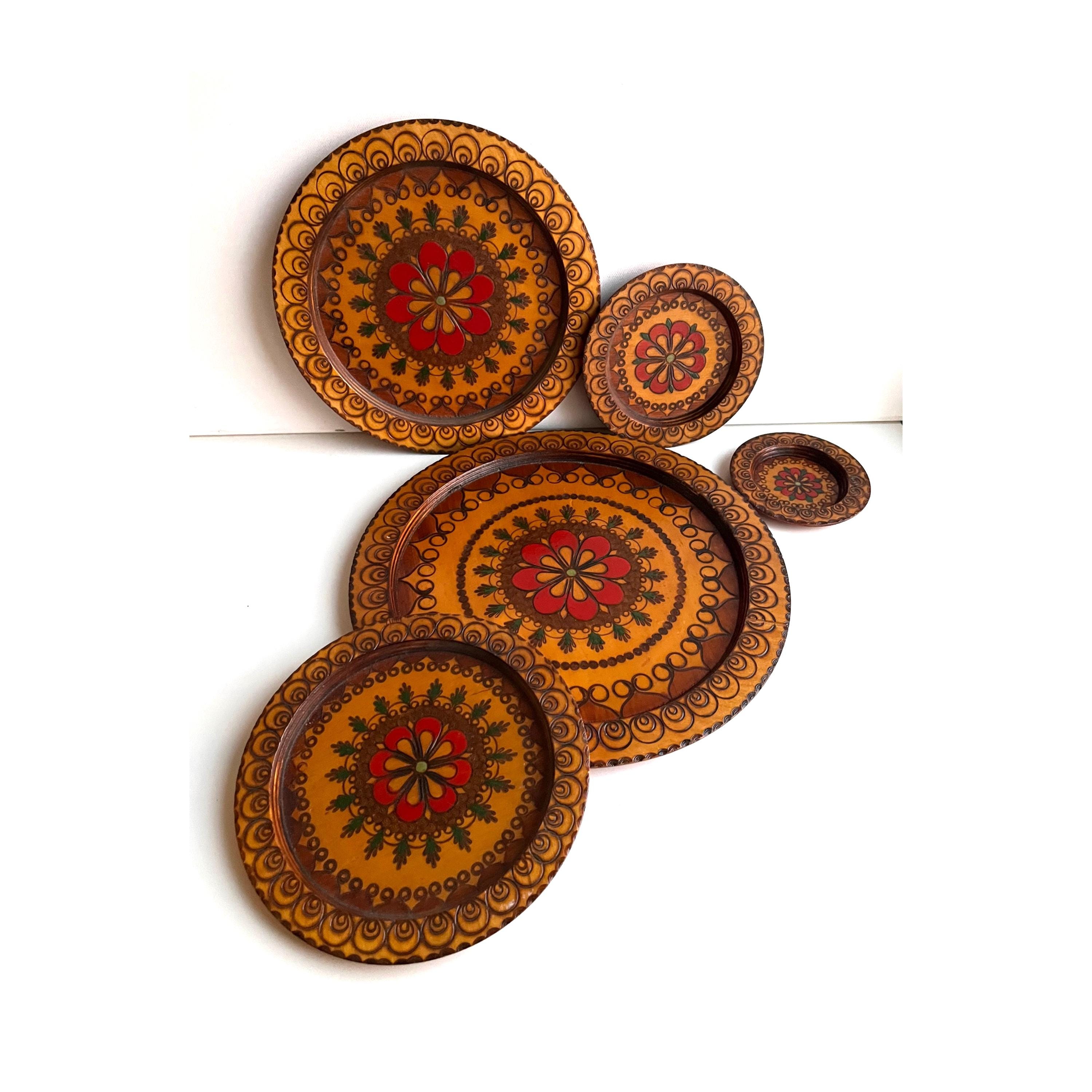 Poland wood plate - Etsy 日本