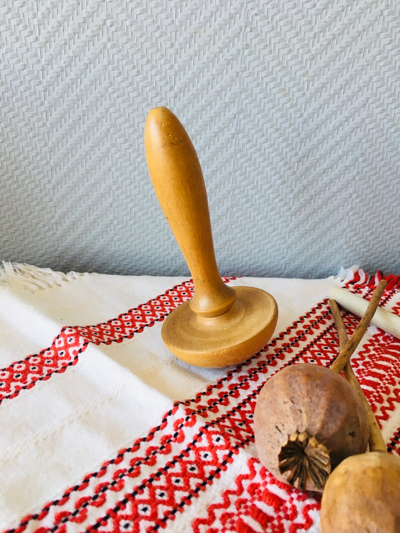 Vintage Wooden Darning Mushroom, Vintage Collectible Sewing Instrument ...