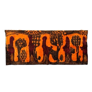 Vintage Mid Century Modern Wall Tapestry, 1960s Abstract Design,