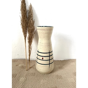 Vintage SCHEURICH KERAMIK Fat Lava vase, 237-35 West Geman Pottery 1970s, Midcentury ceramic fat lava vase, Retro WGP, Space age design