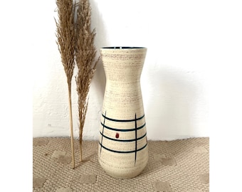 Vintage SCHEURICH KERAMIK Fat Lava vase, 237-35 West Geman Pottery 1970s, Midcentury ceramic fat lava vase, Retro WGP, Space age design