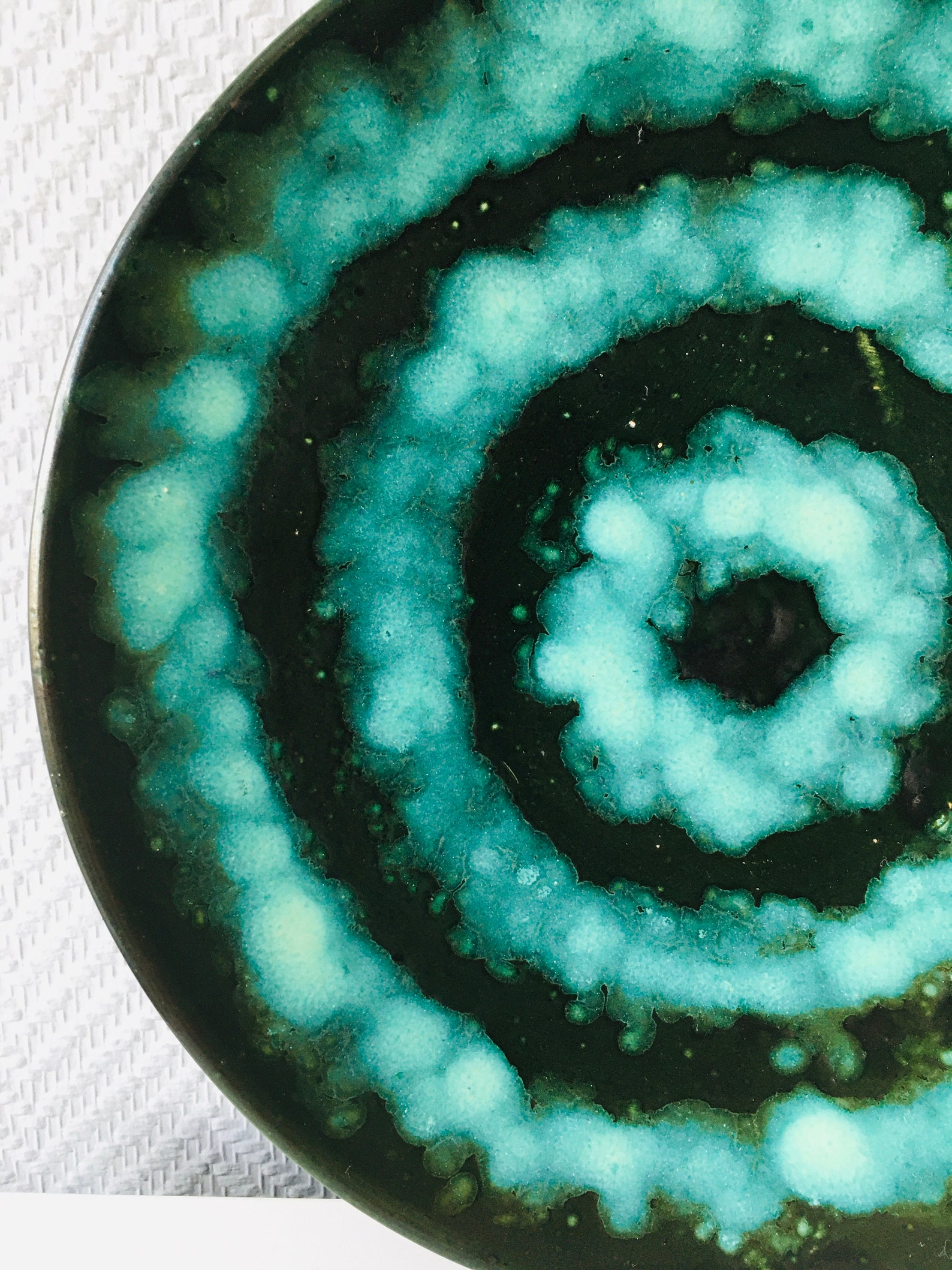 Mid Century Modern Ceramic Fruit Bowl Vintage Colorful Glazed - Etsy