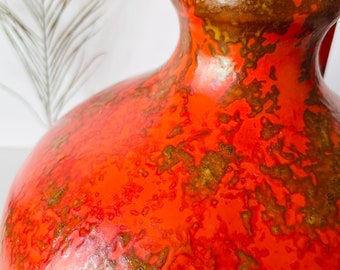 Midcentury Tófej Vintage Retro Hungarian Keramik Fat Lava Vase