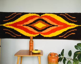 Crochet à Tapis Vintage En Bois - Outil Coulissant Pour Latch Hooking