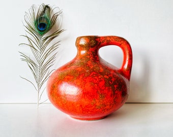 Vintage SCHEURICH KERAMIK Fat Lava Vase, 288-27, West Geman