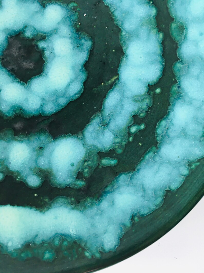 Mid Century Modern Ceramic Fruit Bowl Vintage Colorful Glazed | Etsy