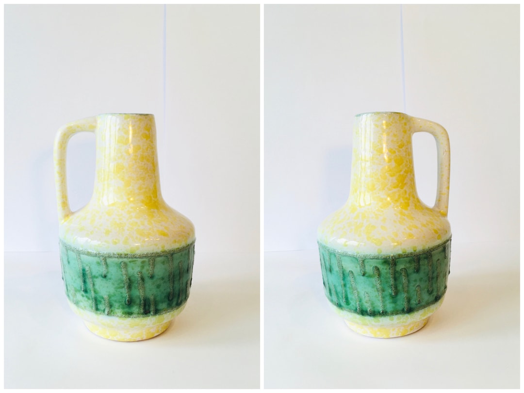 VEB Haldensleben-- 22.8cm | Fat Lava & German Art Pottery