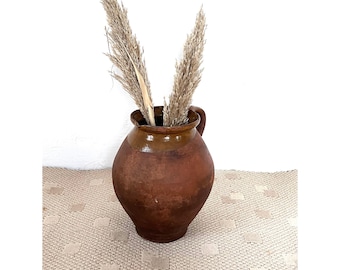 原始的な陶器の水差し、18世紀の素朴な農家の装飾 - Etsy 日本