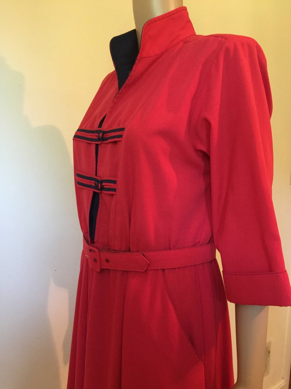 40s style womens dress. 40's Sailor Dress. Vintag