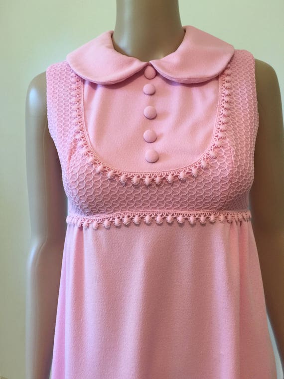 pink 60s dress