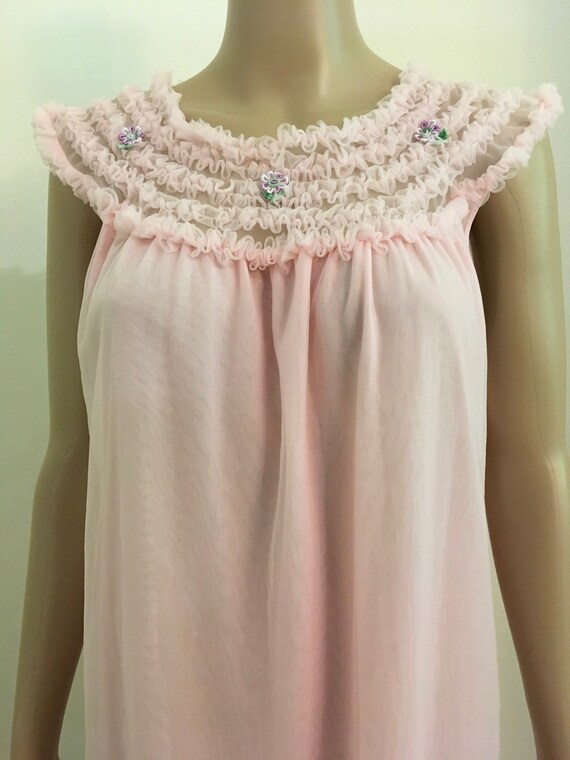 translucent night gown