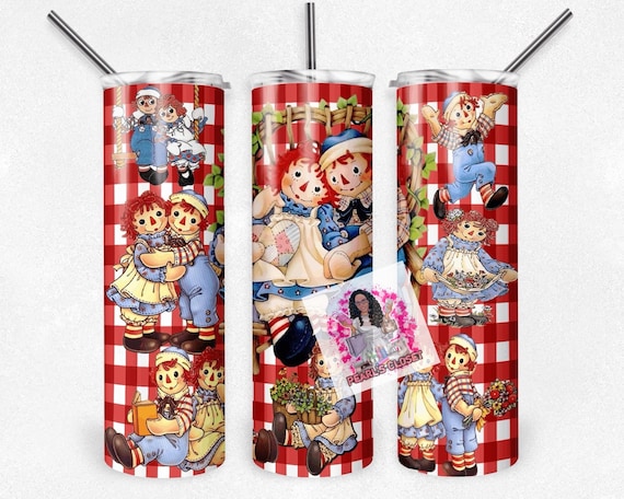 20 0z/40 oz Raggedy Ann and Andy Sublimation Tumblers