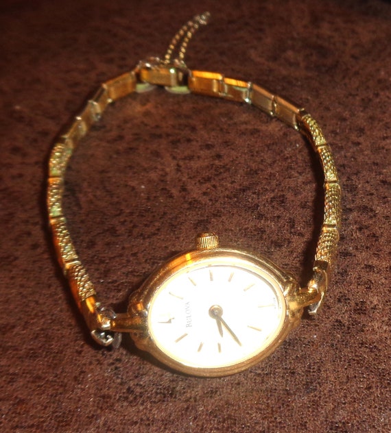 Beautiful Bulova Ladies Wristwatch Quartz Fancy L… - image 1