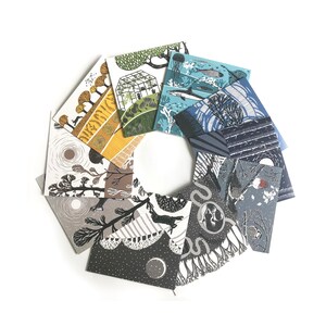 Nature Inspired Greetings Cards - Set of 10