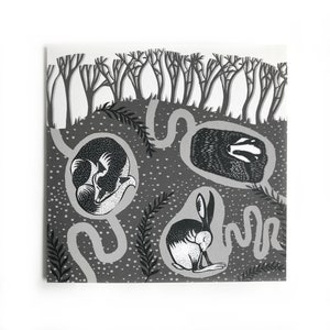 Greetings Card - Burrows
