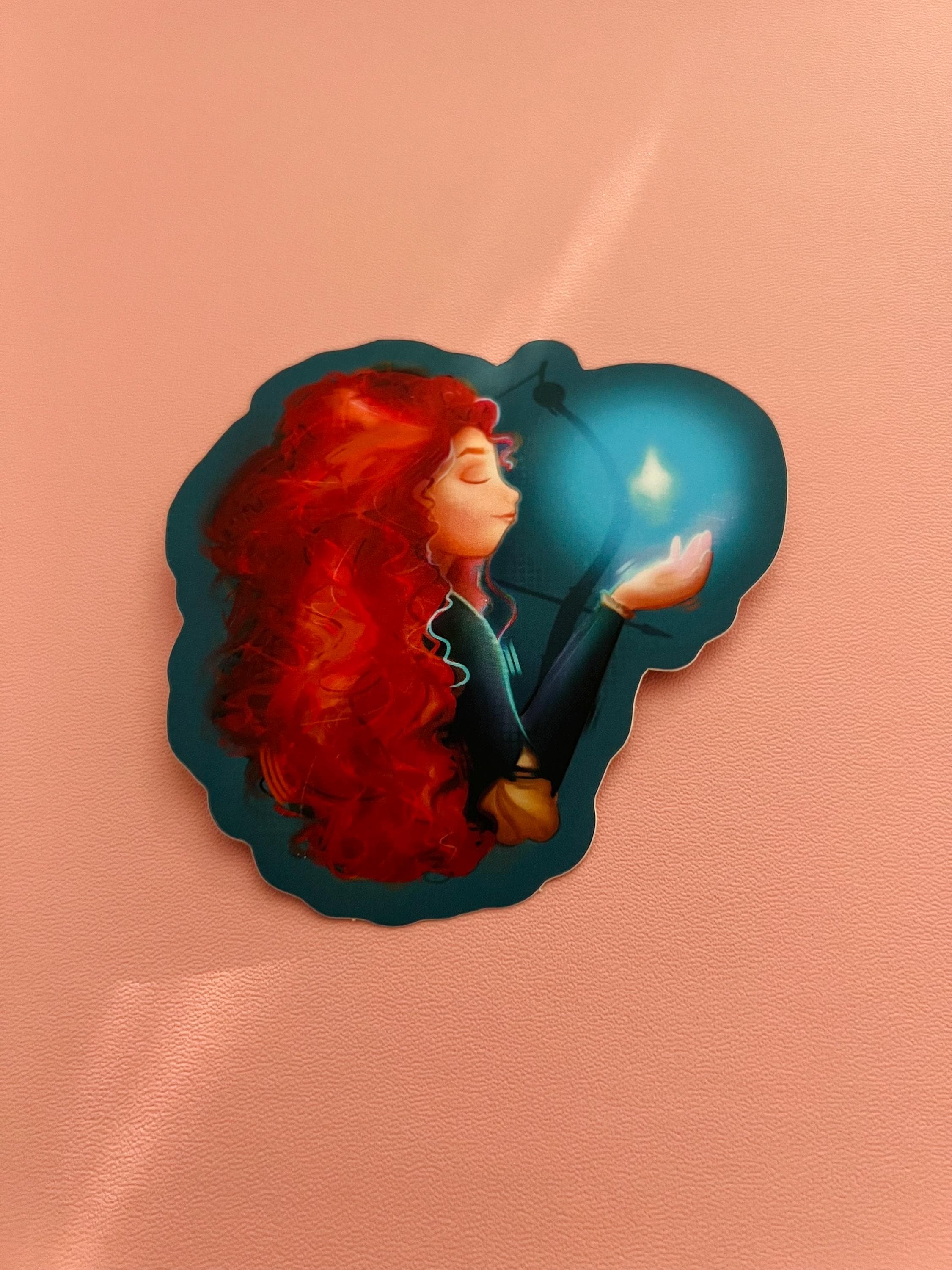 Merida sticker, brave sticker, Scottish sticker, wisp sticker, red head sticker, ginger sticker, bow and arrow sticker, matte sticker, brave