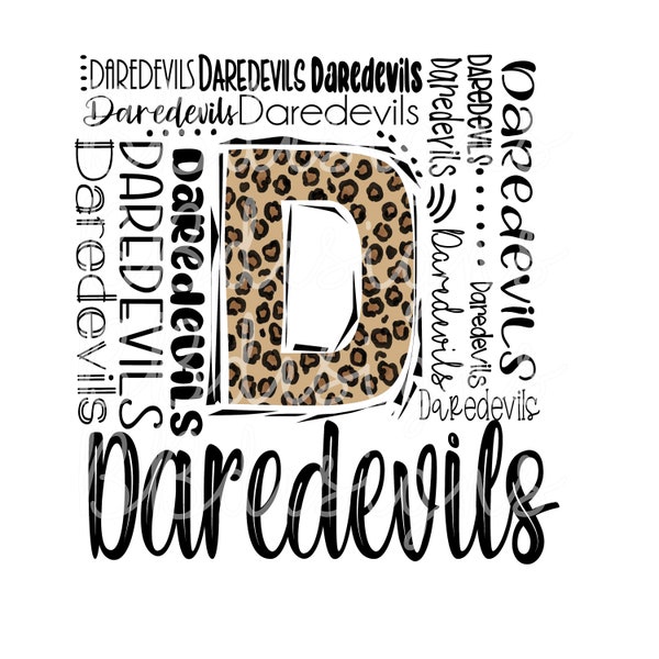 Daredevils Typography PNG