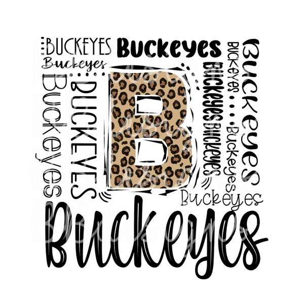 Buckeyes Typografie PNG