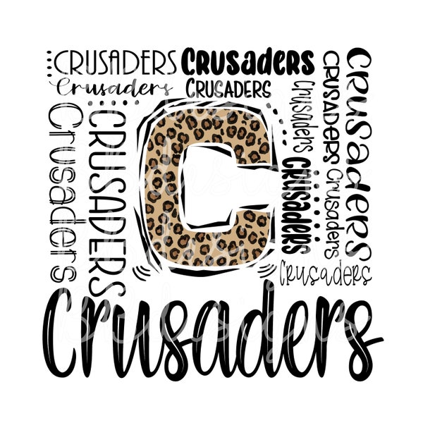 Crusaders Typography PNG