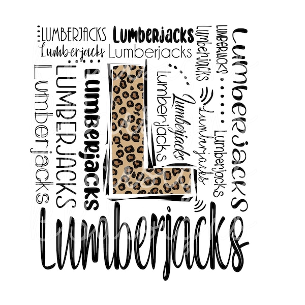 Lumberjacks Typography PNG