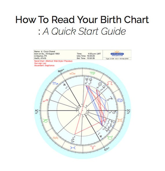 How To Read A Natal Chart