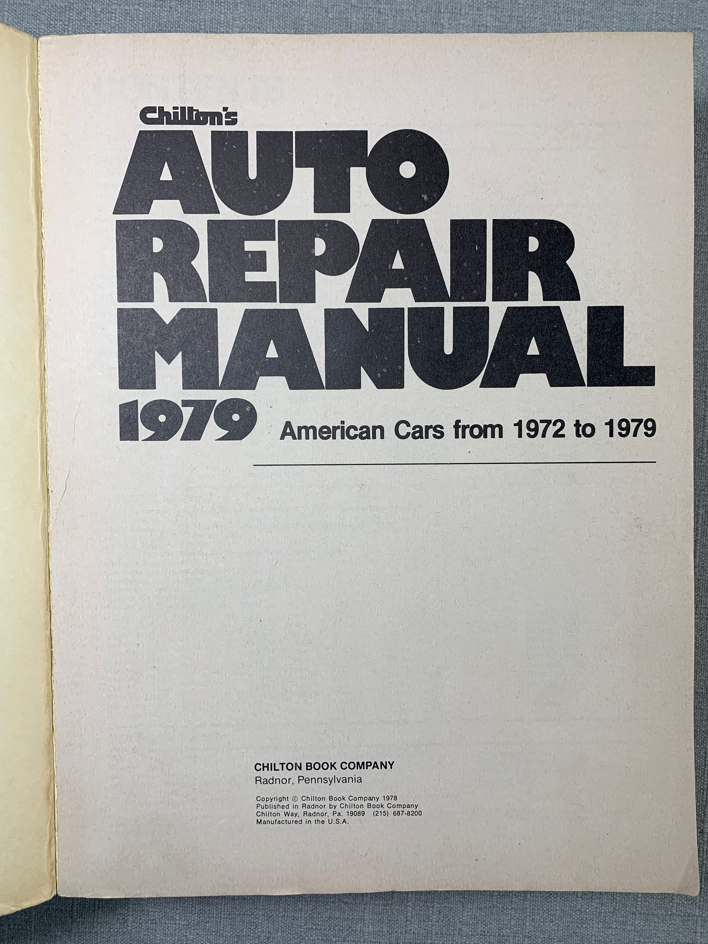 Vintage Chilton's Auto Repair Manual 1979 Book Car - Il Fullxfull.2887220751 5q9h