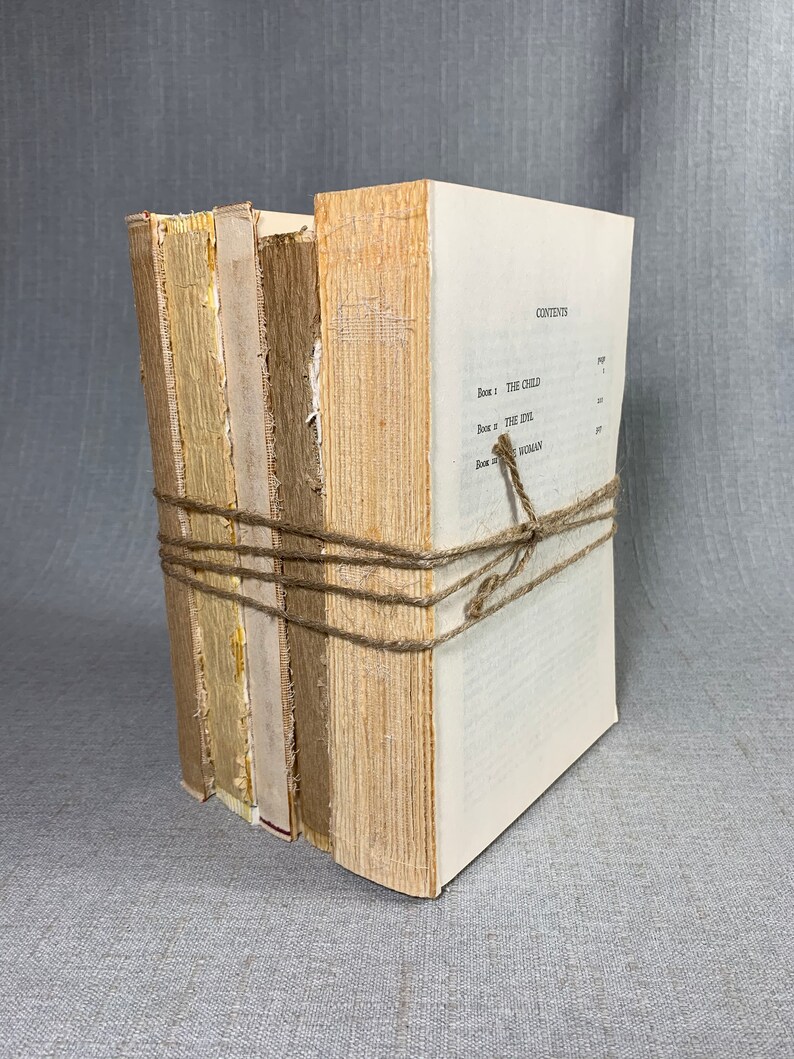 Unbound Book Bundle AA Vintage Antique 5 Books in a Etsy