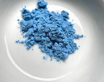 Sky Blue CaCO3+C32N8H16Cu - Pigment - Artist Grade, Non-Toxic