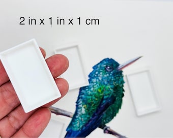 XL Gansai watercolor paint pans- Size 1 inch x 2 inch x 1cm - Comes in pack of 10