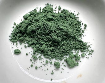 Pistachio Green Si4O10(OH)2Mg3-Co3Ca-Cr203 - Pigment - Artist Grade, Non-Toxic