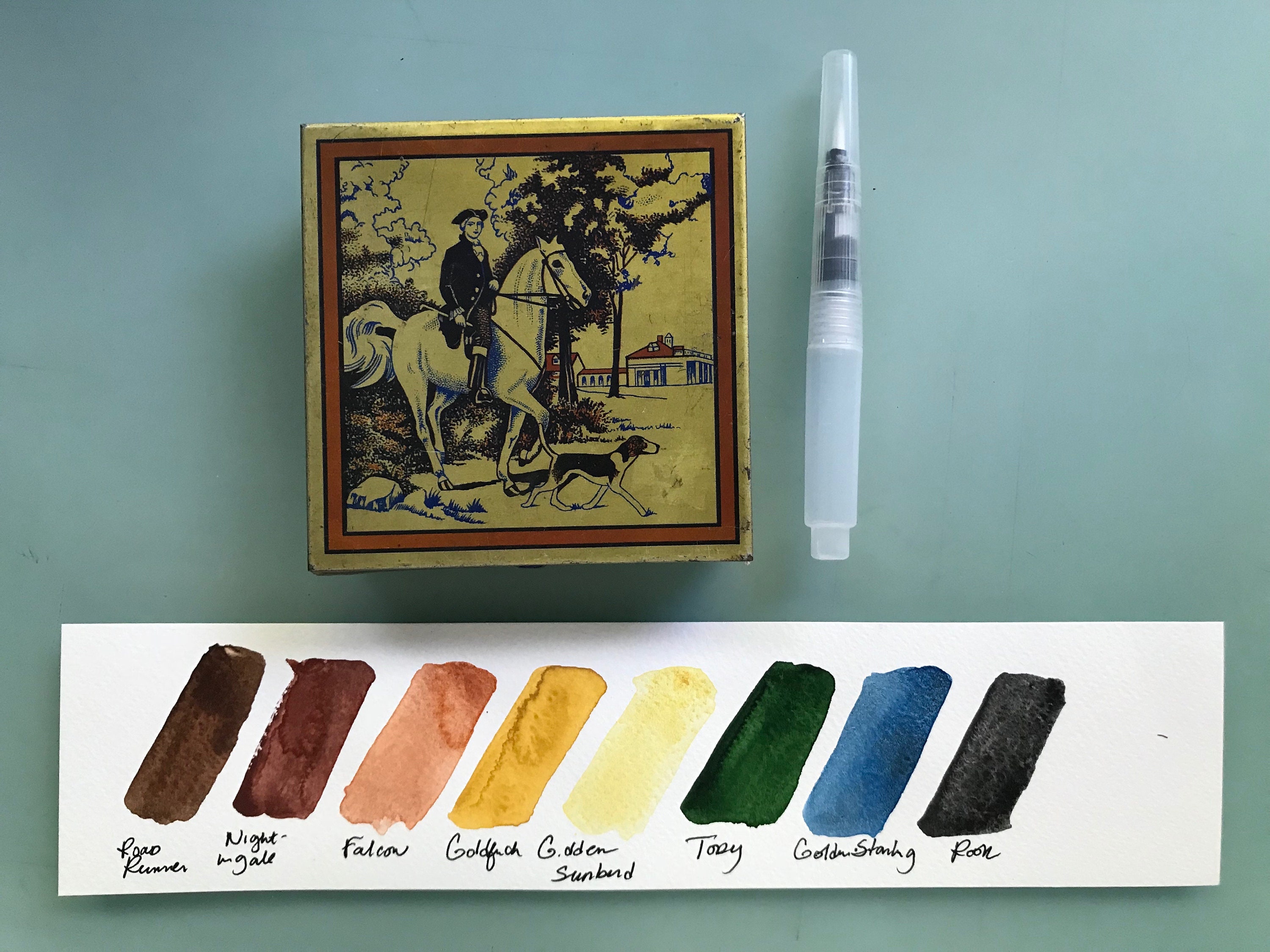 Limited Edition Watercolor Handmade Paint 8 WHOLE pans non toxic