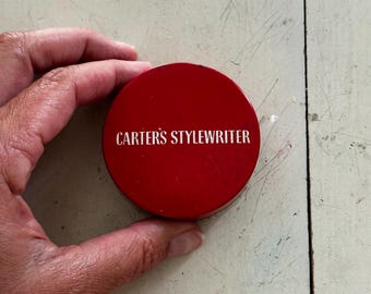 Upcycled Typewriter Ribbon Tin Watercolor Palette: Mini Plein Air Paint Set