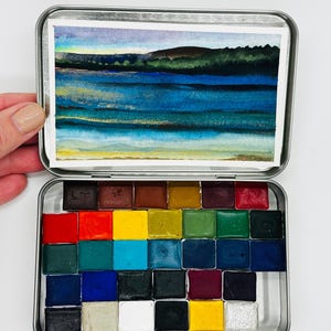 Artisan Watercolor Half Pan Set (32 Colors) - Bird-Inspired Collection - BIG SAVINGS on this set