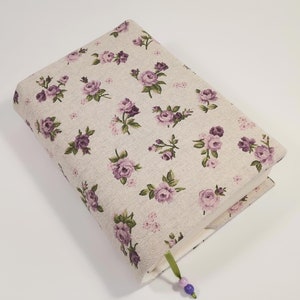 A5 book cover, Adjustable book cover, Fabric book cover, Reusable book cover, Handmade book case, Paperback book cover, Book protector