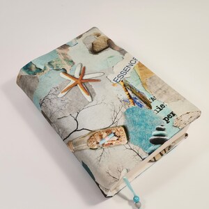 Adjustable A5 book cover, Fabric book cover, Reusable book cover, Handmade book case, Paperback book cover, Book protector