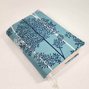 A5 book cover, Adjustable book cover, Fabric book cover, book protector