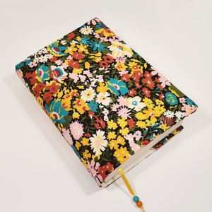 wiederverwendbare Buchhülle, verstellbare A5 Buchhülle, Stoff Buchhülle, handgemachte Buchhülle, Taschenbuchhülle, Buchschutz