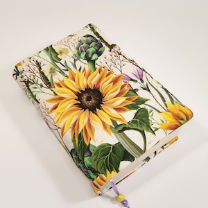 Couverture de livre réutilisable, Couverture de livre A5 réglable, Couverture de livre en tissu, Étui de livre fait main, Couverture de livre de poche, Protège-livre