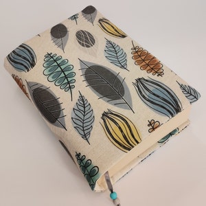 Adjustable book cover, Fabric book cover, Reusable book cover, Handmade book case, Paperback book cover, A5 book cover, Book protector