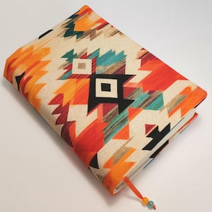 Adjustable book cover, Fabric book cover, Handmade book case, Paperback book cover, Book protector, small/A5/large size cover