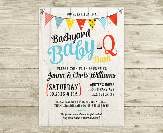 Barbecue Baby Shower Invitations 10