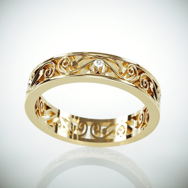 filigree wedding set