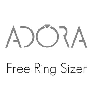 ADORA - Free Ring Sizer. Order now and get 20 USD off when placing the order. Free with order.