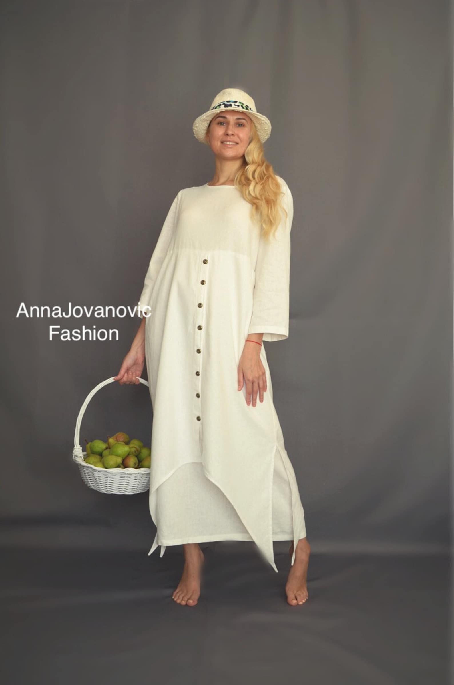 Linen Dresses for Women Plus Size Linen Clothing Linen Etsy