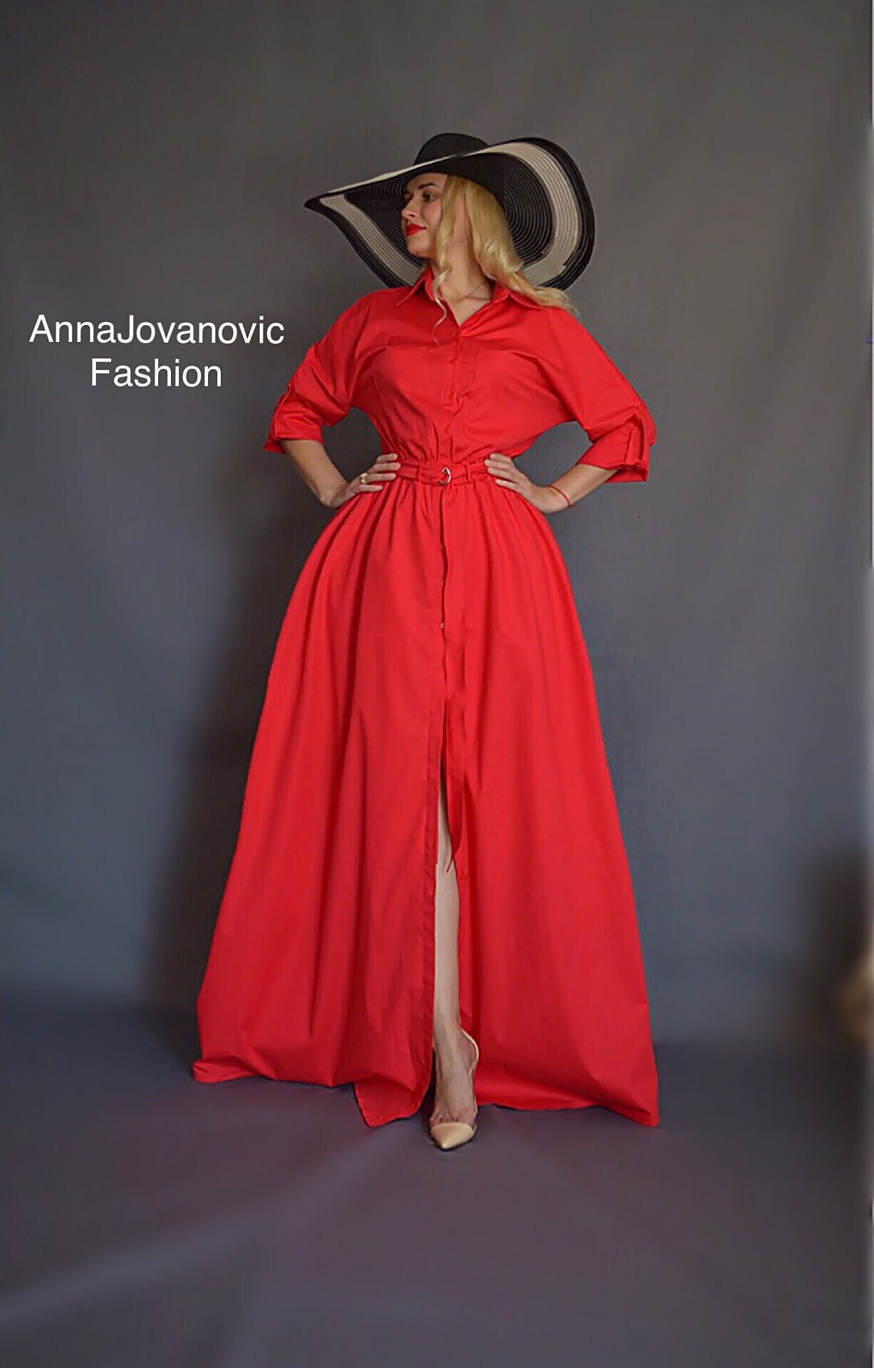 Cotton Maxi Dress, White Cotton Dress, White Summer Dress, Long White