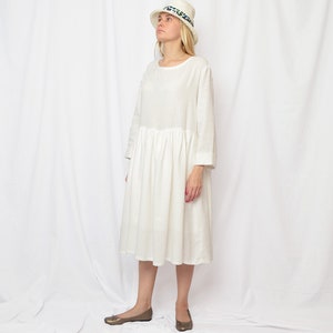 linen womens clothing, white linen dress, beach dress, white summer dress, plus size clothing, clothing for women, designers dress, beach image 9