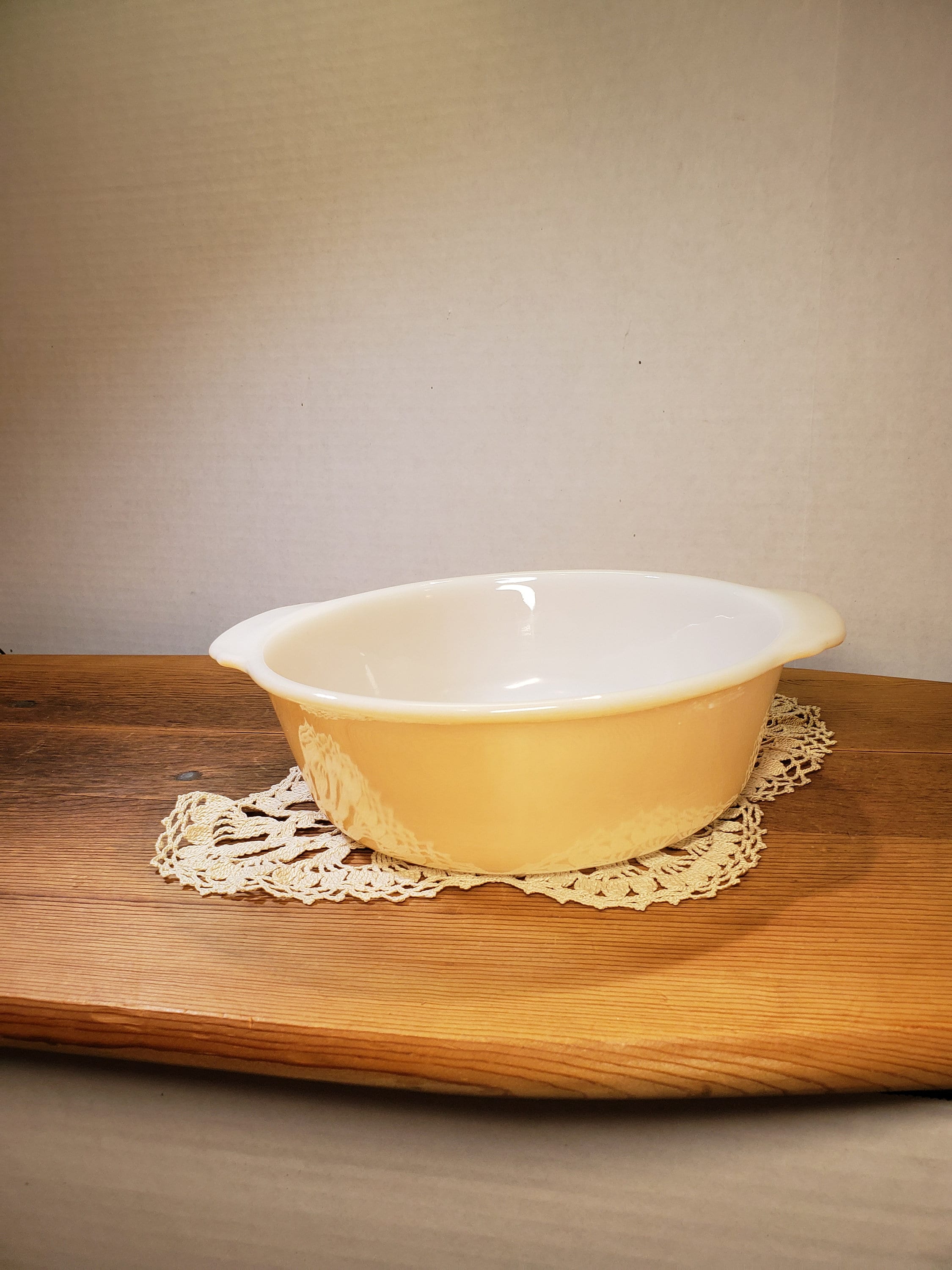 Fire King Dish 448 2 Qt Vintage Fire King Fire King Peach Etsy