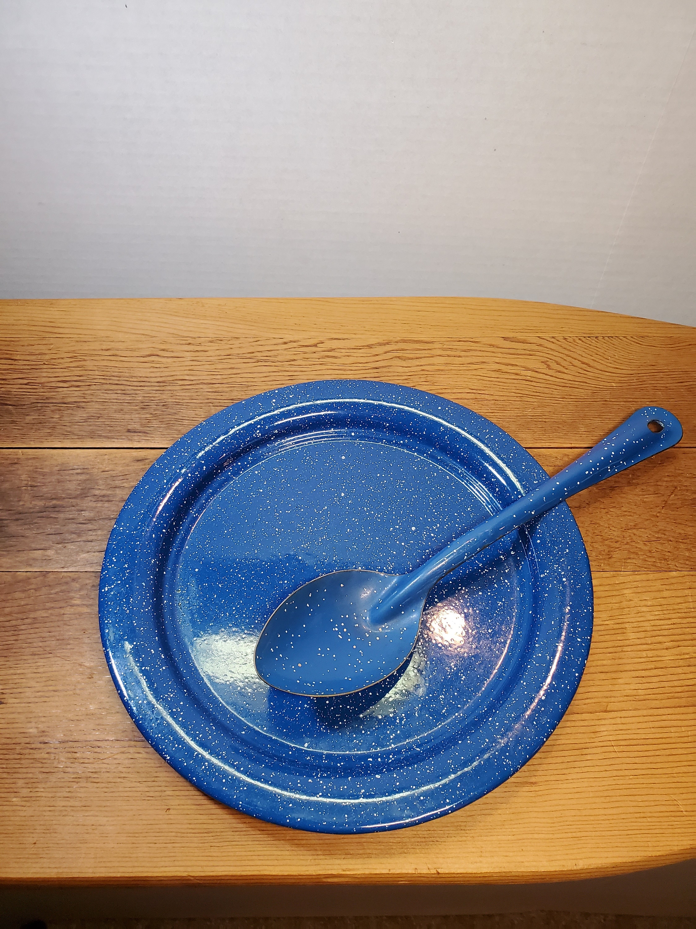 Enamelware Graniteware Tin Plates Pan Farmhouse Kitchen Etsy