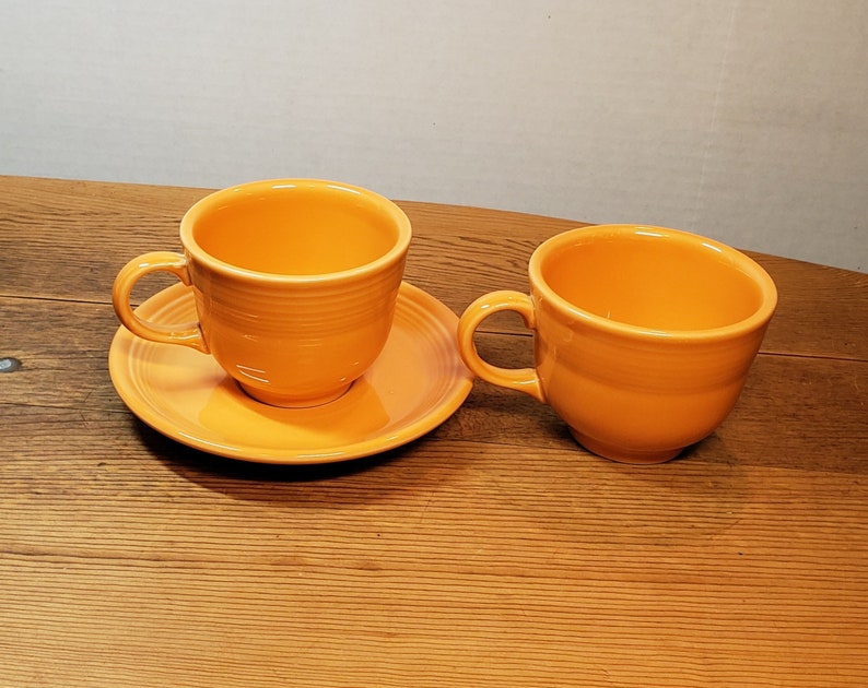 Vintage Fiesta Fiestaware Vintage Coffee Cups Tea Cups - Etsy