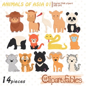 PANDA Clip Art, niedliche Illustrationen für Kinder, niedliche Illustrationen für Kinder, Baby Tiere, Kinderzimmer Design - Sofortiger Download, digitales PNG